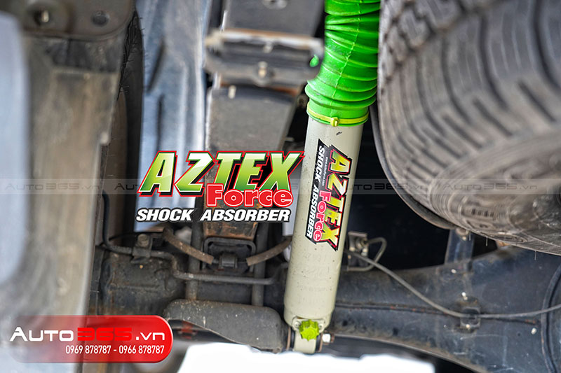 Tạm biệt xóc với thụt giảm xóc Aztex Force cho Mitsubishi Triton